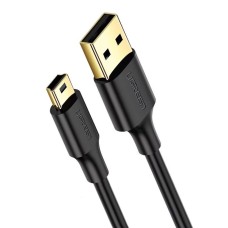 Кабель UGREEN USB 2.0 A Male to Mini 5 Pin Male Cable 0.5m (Black) (UGR-10354)