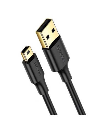 Кабель UGREEN USB 2.0 A Male to Mini 5 Pin Male Cable 0.5m (Black) (UGR-10354)