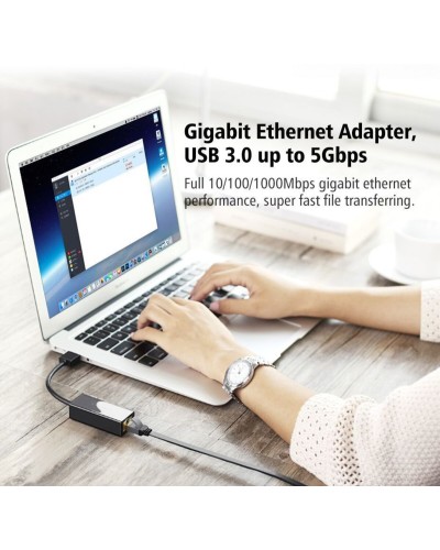 Адаптер UGREEN USB 3.0 Gigabit Ethernet Adapter (Black) (UGR-20256)