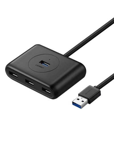 Хаб UGREEN USB 3.0 Hub  0.5m (Black) (UGR-20290)