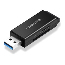 Картридер UGREEN USB 3.0 to TF+SD Dual Card Reader (Black) (UGR-40752)