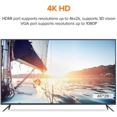 UGREEN USB Type C to HDMI + VGA Converter (White) (UGR-30843)