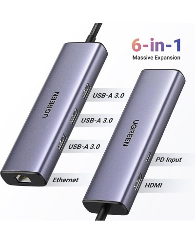 Хаб UGREEN USB-C Multifunction Adapter (UGR-15598)