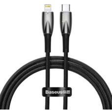 Кабель Baseus Glimmer Series Fast Charging Data Cable Type-C to iP 20W 2m Black (CADH000101)