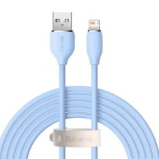 Кабель Baseus Jelly Liquid Silica Gel Fast Charging Data Cable USB to iP 2.4A 2m Blue (CAGD000103)