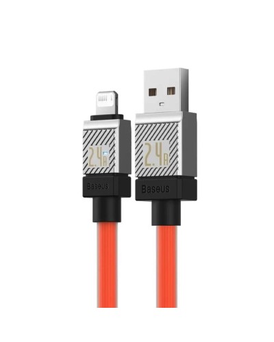 Кабель Baseus CoolPlay Series Fast Charging Cable USB to iP 2.4A 2m Orange (CAKW000507)