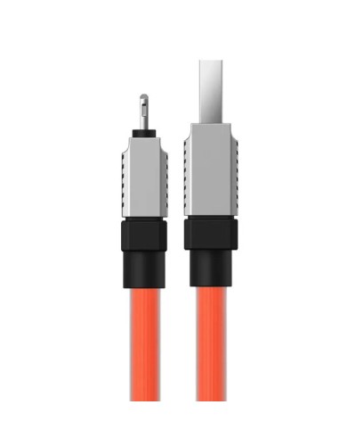 Кабель Baseus CoolPlay Series Fast Charging Cable USB to iP 2.4A 2m Orange (CAKW000507)