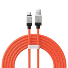 Кабель Baseus CoolPlay Series Fast Charging Cable USB to Type-C 100W 2m Orange (CAKW000707)