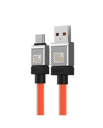 Кабель Baseus CoolPlay Series Fast Charging Cable USB to Type-C 100W 2m Orange (CAKW000707)