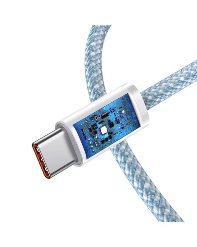 Кабель Baseus Dynamic Series Fast Charging Data Cable Type-C to Type-C 100W 2m Blue (CALD000303)