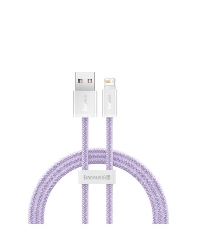 Кабель Baseus Dynamic Series Fast Charging Data Cable USB to iP 2.4A 2m Purple (CALD000505)