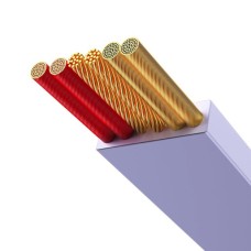 Кабель Baseus Bright Mirror 2 Series Retractable 3-in-1 Fast Charging Data Cable USB M+L+C 66W 1.1m Purple (CAMJ010105)