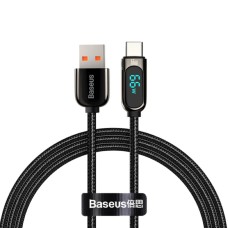 Кабель Baseus Display Fast Charging Data Cable USB to Type-C 66W 1m Black (CASX020001)