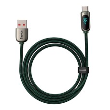 Кабель Baseus Display Fast Charging Data Cable USB to Type-C 66W 2m Green (CASX020106)