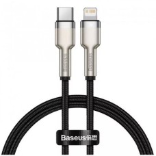 Кабель Baseus Cafule Series Metal Data Cable Type-C to iP PD 20W 0.25m Black (CATLJK-01)