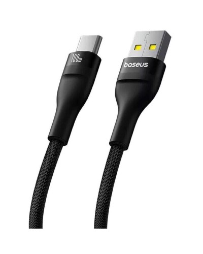 Кабель Baseus Flash 2 Charging Cable USB to USB-C 100W 1m Cluster Black (P10311804111-00)