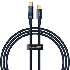 Кабель Baseus Explorer Charging Cable USB-C to USB-C 100W with Auto Shutdown  1m Deepsea Blue (P10319704321-00)