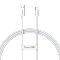 Кабель Baseus Superior Series Fast Charging Data Cable USB to Type-C 100W 1m Moon White (P10320102214-01)