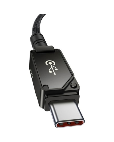 Кабель Baseus Unbreakable Series Fast Charging Data Cable Type-C to Type-C 100W 2m Cluster Black (P10355800111-01)