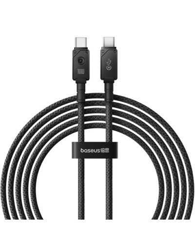 Кабель Baseus Unbreakable Series Fast Charging Data Cable Type-C to Type-C 100W 2m Cluster Black (P10355800111-01)