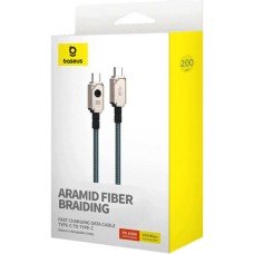 Кабель Baseus Unbreakable Series Fast Charging Data Cable Type-C to Type-C 100W 2m Stellar White (P10355800221-01)