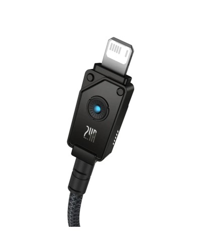 Кабель Baseus Unbreakable Series Fast Charging Data Cable USB to iP 2.4A 2m Cluster Black (P10355802111-01)