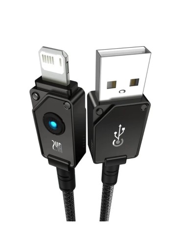 Кабель Baseus Unbreakable Series Fast Charging Data Cable USB to iP 2.4A 2m Cluster Black (P10355802111-01)