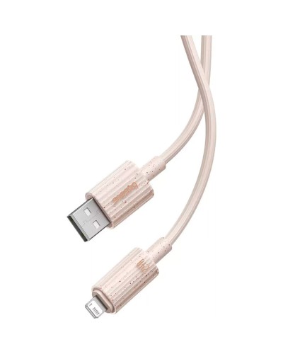 Кабель Baseus Habitat Series Fast Charging Cable USB to iP 2.4A 2m Wheat Pink (P10360200421-01)