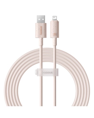 Кабель Baseus Habitat Series Fast Charging Cable USB to iP 2.4A 2m Wheat Pink (P10360200421-01)