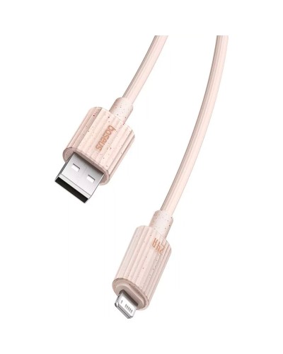 Кабель Baseus Habitat Series Fast Charging Cable USB to iP 2.4A 2m Wheat Pink (P10360200421-01)