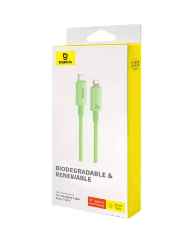 Кабель Baseus Habitat Series Fast Charging Cable Type-C to iP 20W 1m Natural Green (P10360201631-00)