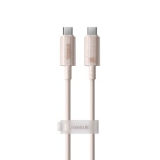 Кабель Baseus Habitat Series Fast Charging Cable Type-C to Type-C 100W 2m Wheat Pink (P10360202421-01)