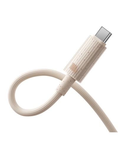 Кабель Baseus Habitat Series Fast Charging Cable Type-C to Type-C 100W 2m Wheat Pink (P10360202421-01)