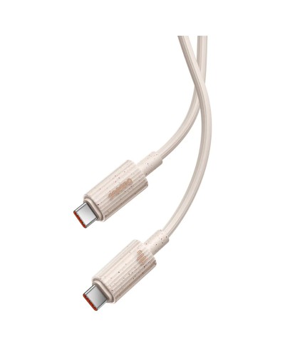 Кабель Baseus Habitat Series Fast Charging Cable Type-C to Type-C 100W 2m Wheat Pink (P10360202421-01)