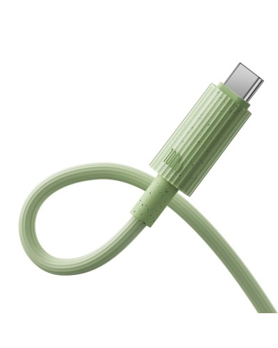 Кабель Baseus Habitat Series Fast Charging Cable Type-C to Type-C 100W 1m Natural Green (P10360202631-00)