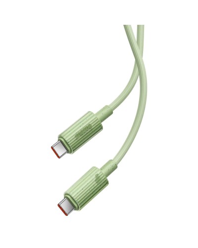 Кабель Baseus Habitat Series Fast Charging Cable Type-C to Type-C 100W 1m Natural Green (P10360202631-00)