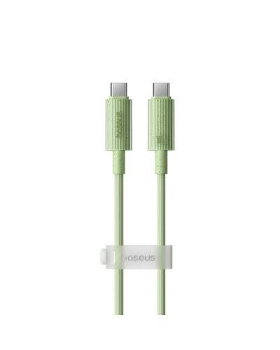 Кабель Baseus Habitat Series Fast Charging Cable Type-C to Type-C 100W 1m Natural Green (P10360202631-00)