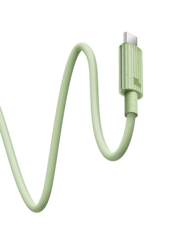 Кабель Baseus Habitat Series Fast Charging Cable Type-C to Type-C 100W 1m Natural Green (P10360202631-00)