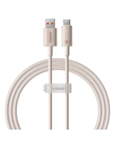 Кабель Baseus Habitat Series Fast Charging Cable USB to Type-C 100W 1m Wheat Pink (P10360203421-00)