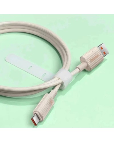 Кабель Baseus Habitat Series Fast Charging Cable USB to Type-C 100W 1m Wheat Pink (P10360203421-00)