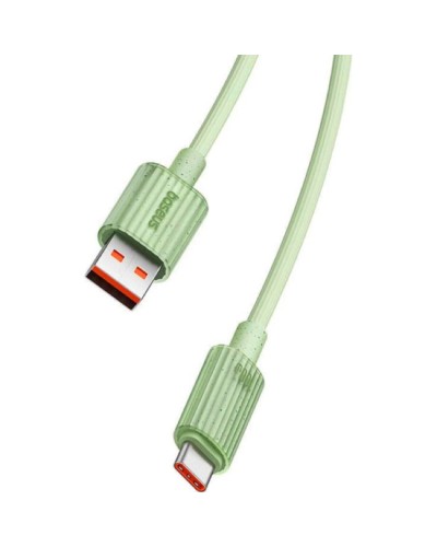 Кабель Baseus Habitat Series Fast Charging Cable USB to Type-C 100W 2m Natural Green (P10360203631-01)