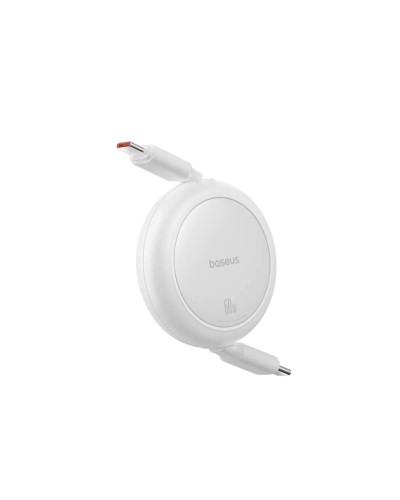 Кабель Baseus Free2Pull Mini Charging Cable USB-C to USB-C 60W 1m Moon White (P10364500211-01)