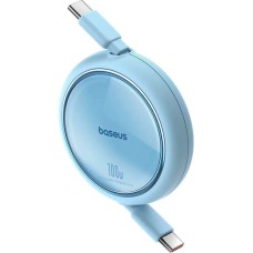 Кабель Baseus Free2Draw Mini Retractable Charging Cable Type-C to Type-C 100W 1m Galaxy Blue (P10364500311-00)