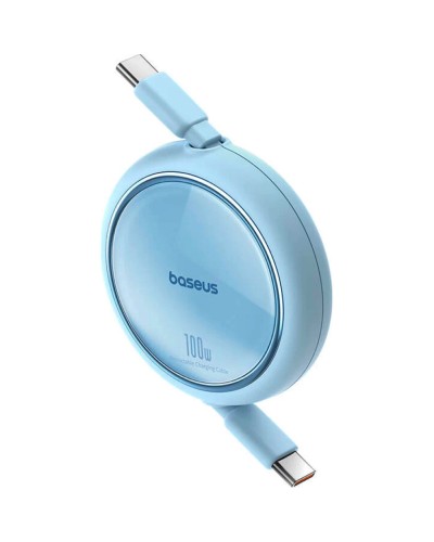 Кабель Baseus Free2Draw Mini Retractable Charging Cable Type-C to Type-C 100W 1m Galaxy Blue (P10364500311-00)