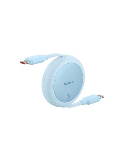 Кабель Baseus Free2Pull Mini Charging Cable USB-C to USB-C 60W 1m Galaxy Blue (P10364500311-01)