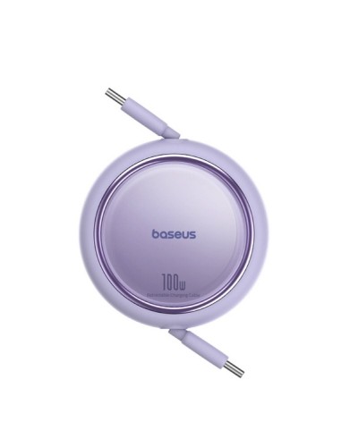 Кабель Baseus Free2Draw Mini Retractable Charging Cable Type-C to Type-C 100W 1m Nebula Purple (P10364500511-00)