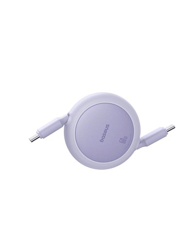 Кабель Baseus Free2Pull Mini Charging Cable USB-C to USB-C 60W 1m Nebula Purple (P10364500511-01)