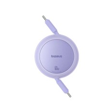 Кабель Baseus Free2Pull Mini Charging Cable USB-C to USB-C 60W 1m Nebula Purple (P10364500511-01)