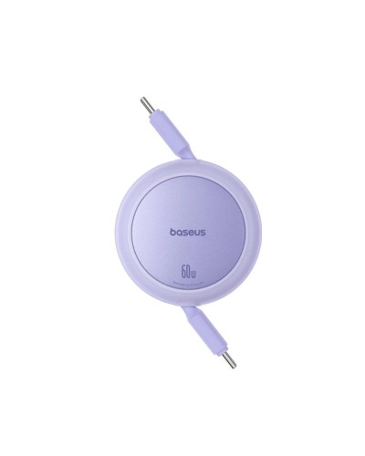 Кабель Baseus Free2Pull Mini Charging Cable USB-C to USB-C 60W 1m Nebula Purple (P10364500511-01)