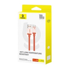 Кабель Baseus 0℃ Series Fast Charging Data Cable USB to Type-C 100W 1m Canyon Coral (P10368801731-00)